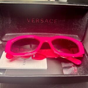 Versace Pink Biggie Sunglasses